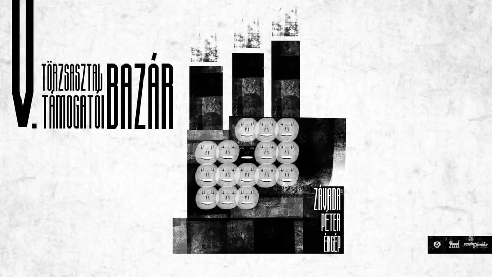 Main table Workshop: V. Sponsors of Bazár . Péter Závada: Megép